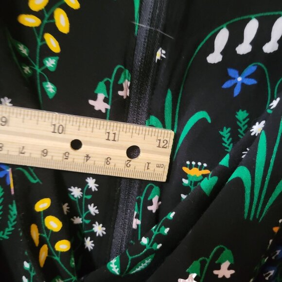 Collectif X ModCloth Titta Greenhouse Floral PlaySuit US 14/UK 18 Ruffled Sleeve - Picture 11 of 16